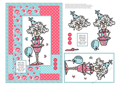 Stella - Dont Let Aging Get You Down (Shabby Chic Colors)
