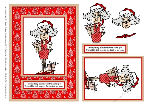 Stella - Funny Christmas - I always hang mistletoe in the same spot
