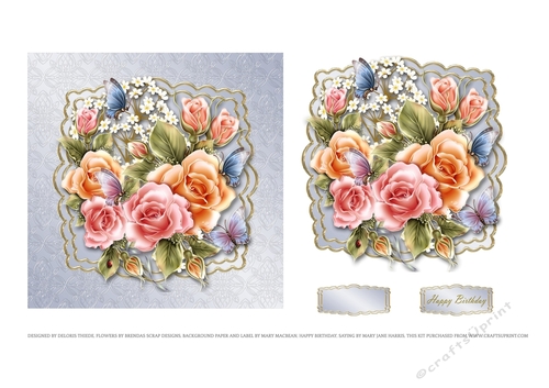 Lovely Floral Topper