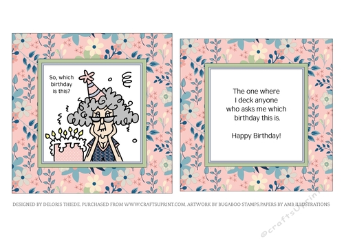 Stella - So, which birthday is this? (Pink)