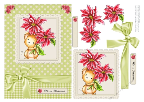 Merry Chrismouse Step By Step Topper