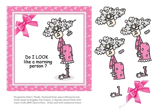 Stella - Do I look like a morning person?