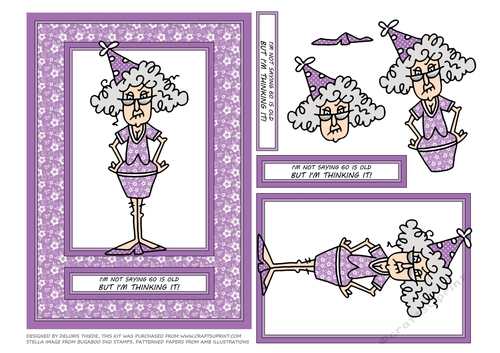 Stella - Im not saying 60 is old (Purple)