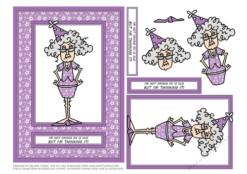 Stella - Im not saying 50 is old (Purple)