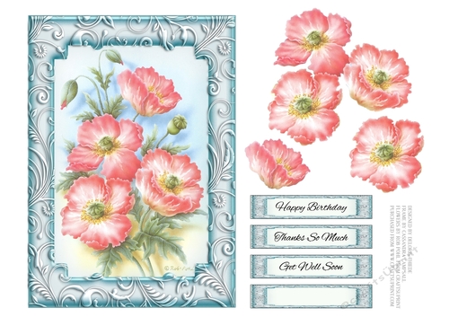 Lovely Rob Pohl Watercolor Floral Step By Step Topper