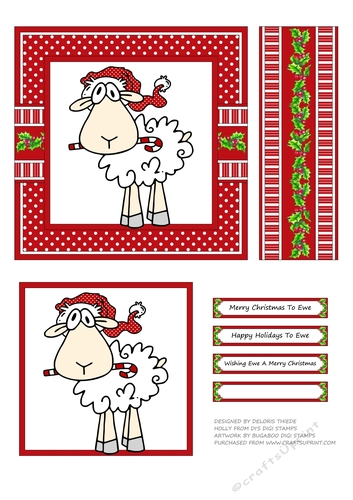 Wishing Ewe A Merry Christmas