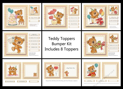 Teddy Toppers Valentine/Birthday Bumper Kit