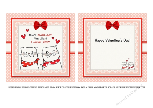 Dont FURR-GET how much I love you