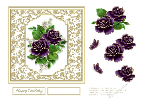 Lovely Purple Roses