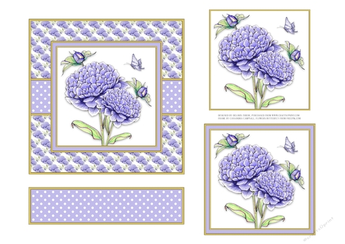 Lovely flowers and butterfly topper 1