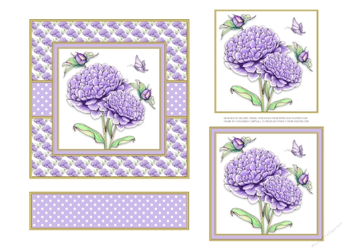 Lovely flowers and butterfly topper 3