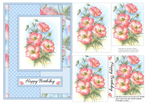 Lovely Rob Pohl Watercolor Poppies 