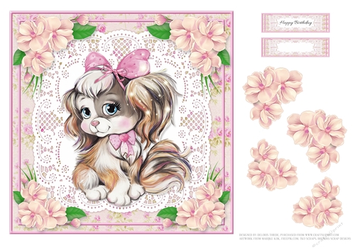 Cute Puppy Topper II