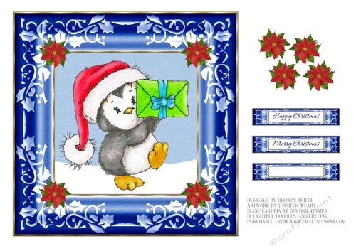 Cute Penguin Topper 3