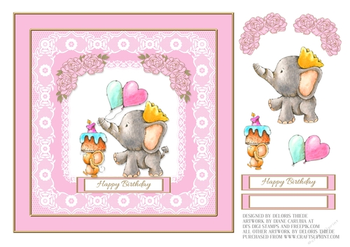 Ellies Parade Birthday Topper