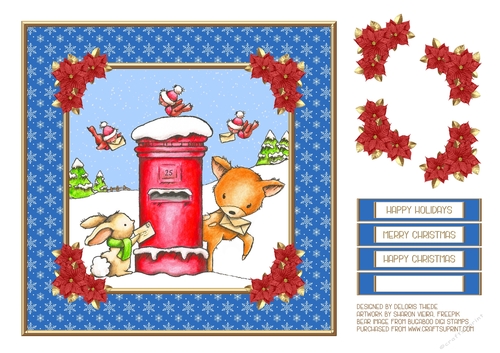 Cute Critters Mailing Letters To Santa 