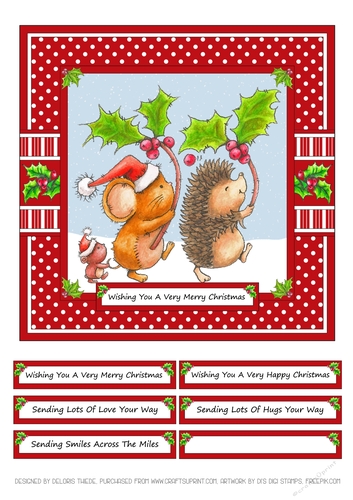 Cute Critters Holiday Topper