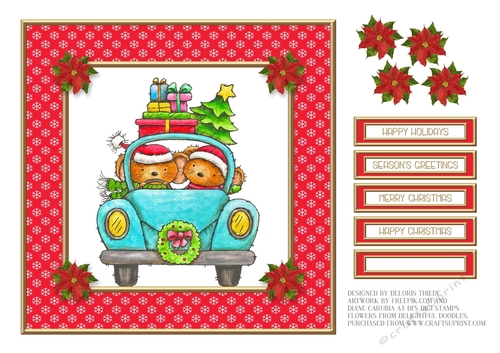 Cute Little Holiday Mice II
