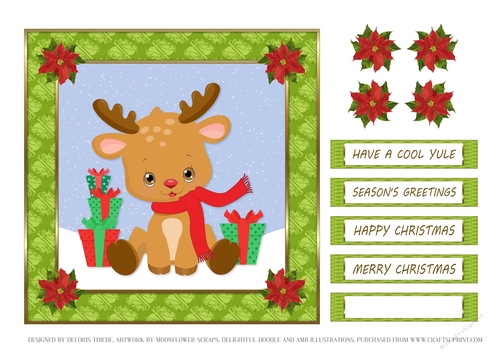 Cute Little Reindeer Topper II