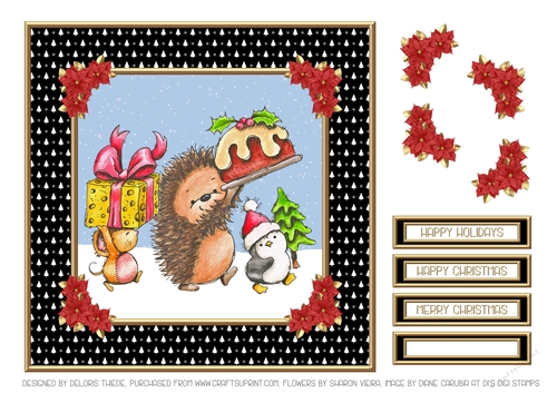 Cute Christmas Critters Celebration