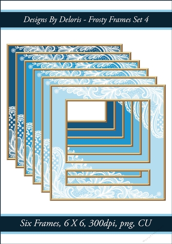 Frosty Frames Set 4 (Frosty Color Palette)
