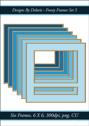 Frosty Frames Set 5 (Frosty Color Palette)