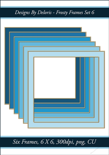 Frosty Frames Set 6 (Frosty Color Palette)