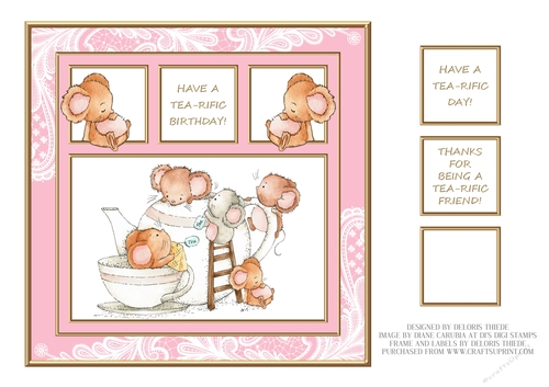 Have A Tea-rific Birthday! (Pink)