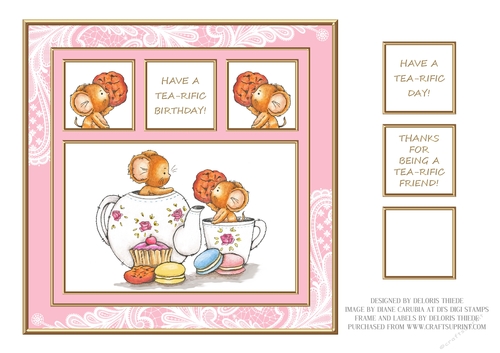 Have A Tea-rific Birthday! (Pink)
