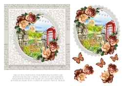 Lovely Village Green Scene - Card Two