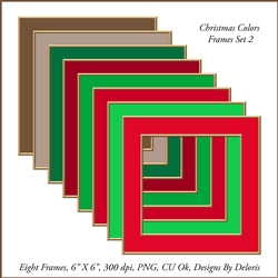 Frames Set 2 (Christmas Colors)