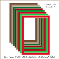 Frames Set 7 (Christmas Colors)