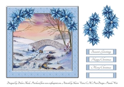 Lovely Watercolor Scene - Card One