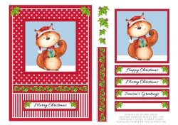 Cute Critter Holiday Topper