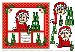 Gus - IT DOESNT SHOW SIGNS OF STOPPIN AND I BROUGHT SOME BOTTLES FOR POPPIN - Card One