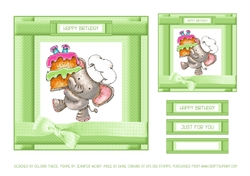 Cute Critters Birthday Topper # 5