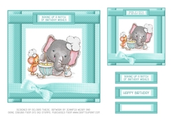 Cute Critters Birthday Topper # 2