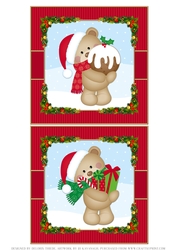 Cute Teddy Bear Holiday Toppers (Set One)