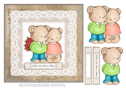 Cute Teddy Bear Topper