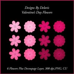 Flowers Set 1 (Valentines Day)
