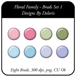 Brads Set 1 (Floral Family)