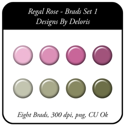 Brads Set 1 (Regal Rose)