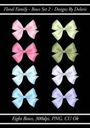 Bows Set 2 (Floral Family)