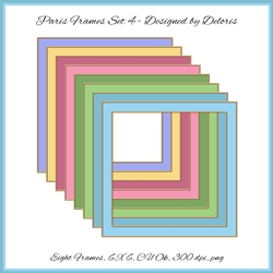 Frames Set 4 (Paris Colors)
