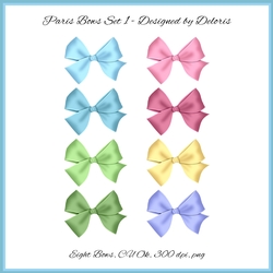 Bows Set 1 (Paris Colors)