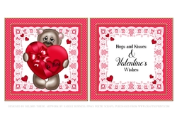 Valentines Day Teddy Bear Topper