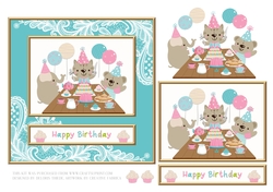 Cute Critters Birthday Topper #1