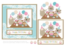 Cute Critters Birthday Topper #3