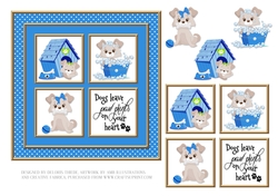 Cute Puppies Topper