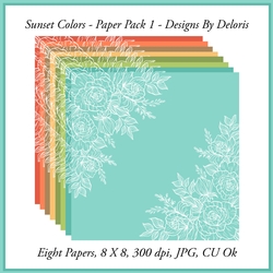 Paper Pack 1 (Sunset Colors)